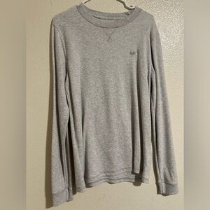 Hollister Gray Long Sleeve Tee Soft Cotton Blend